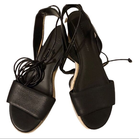 Rebecca Mincoff black sandals. Very good condition. Size 7 - Picture 1 of 9